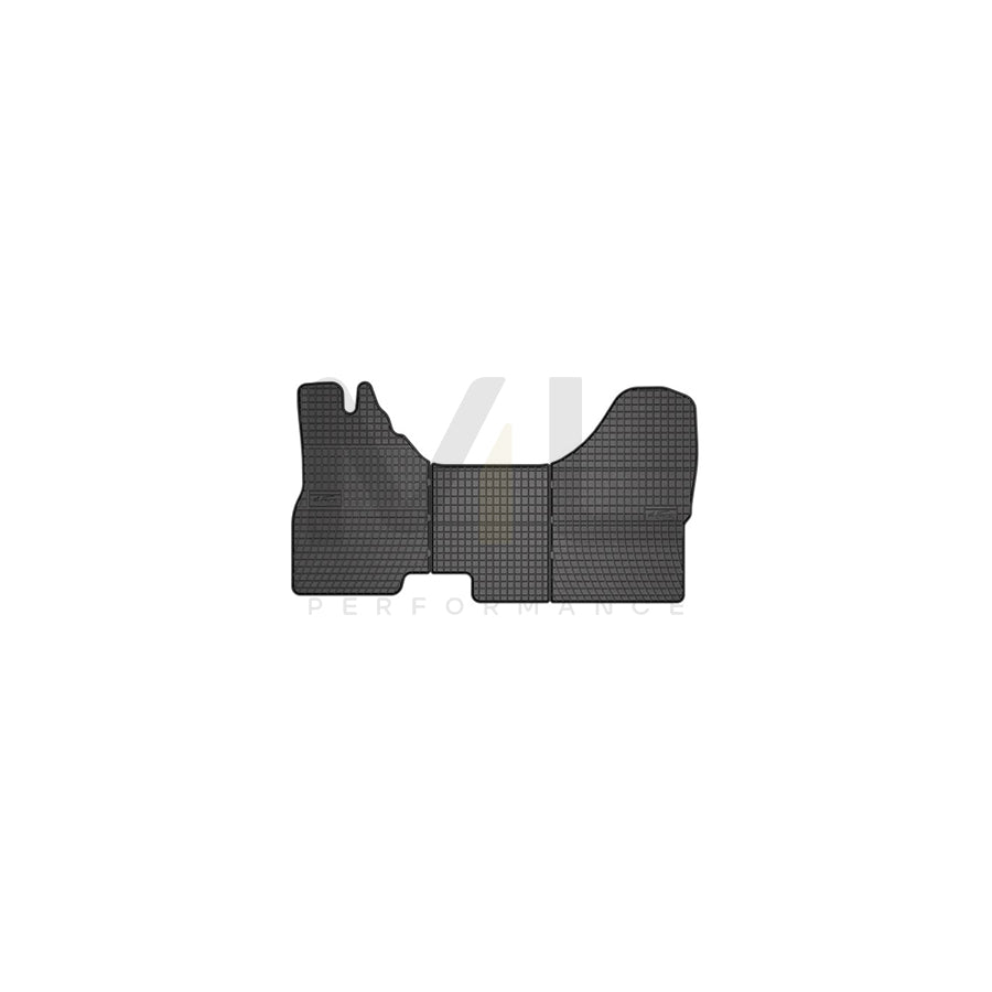 FROGUM Tailored, Basic 401969 Floor mat set for IVECO Daily Elastomer, Front, Quantity: 3, Black, (LHD)