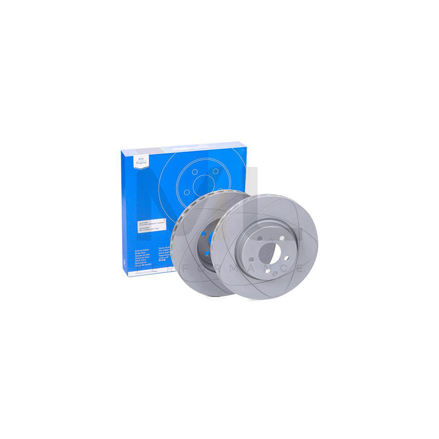 ATE PowerDisc 24.0332-0101.1 Brake Disc Vented, Coated, Alloyed / High-carbon, with bolts/screws - 1 piece