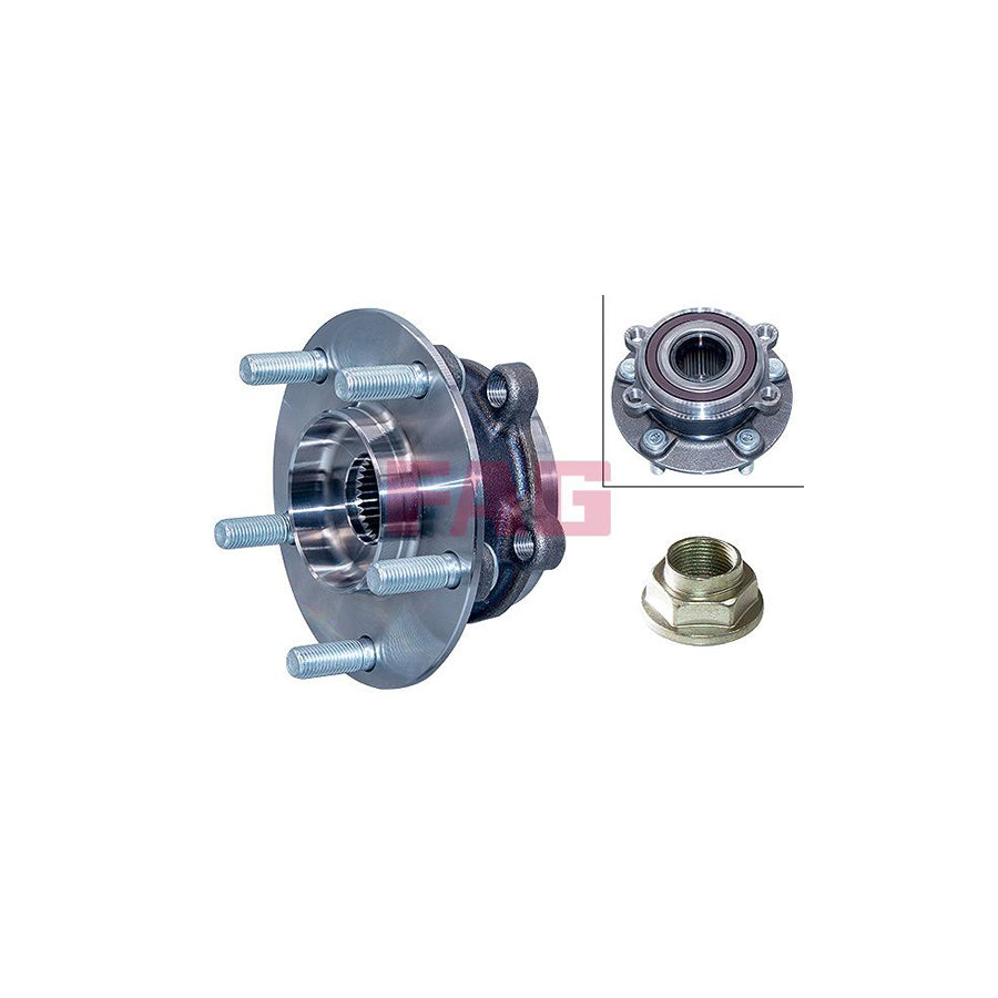 FAG 713 6159 50 Wheel Bearing Kit For Mazda Cx-5 I (Ke, Gh)