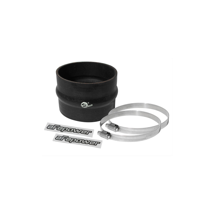 aFe 59-00020 (4-1/4 IN ID x 3 IN L) Straight Coupler w/ Hump - Black Replacement Coupling Kit | ML Performance US Car Parts