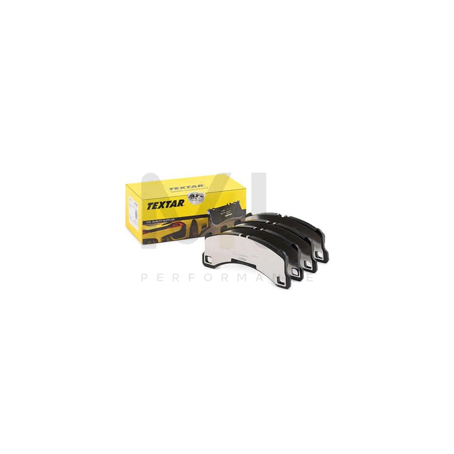 TEXTAR 2468501 Brake pad set for PORSCHE Cayenne (92A) prepared for wear indicator | ML Performance Car Parts