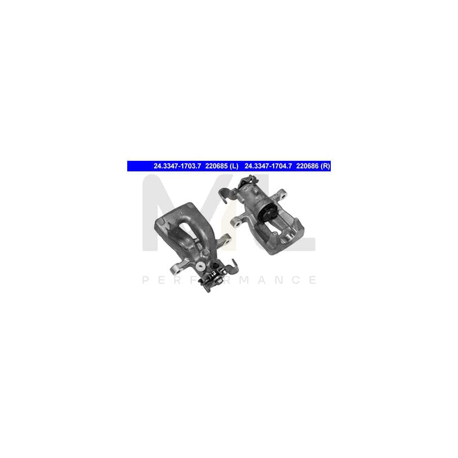 ATE 24.3347-1703.7 Brake Caliper without holder