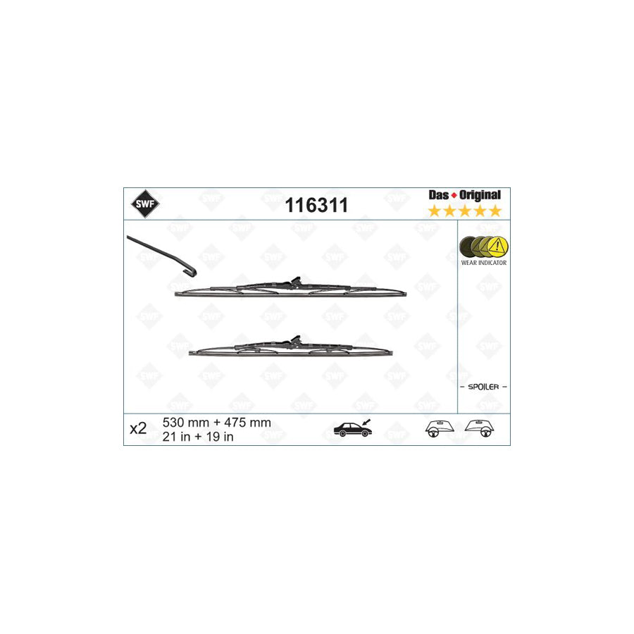 Swf Original 116311 Wiper Blade | ML Performance US Car Parts