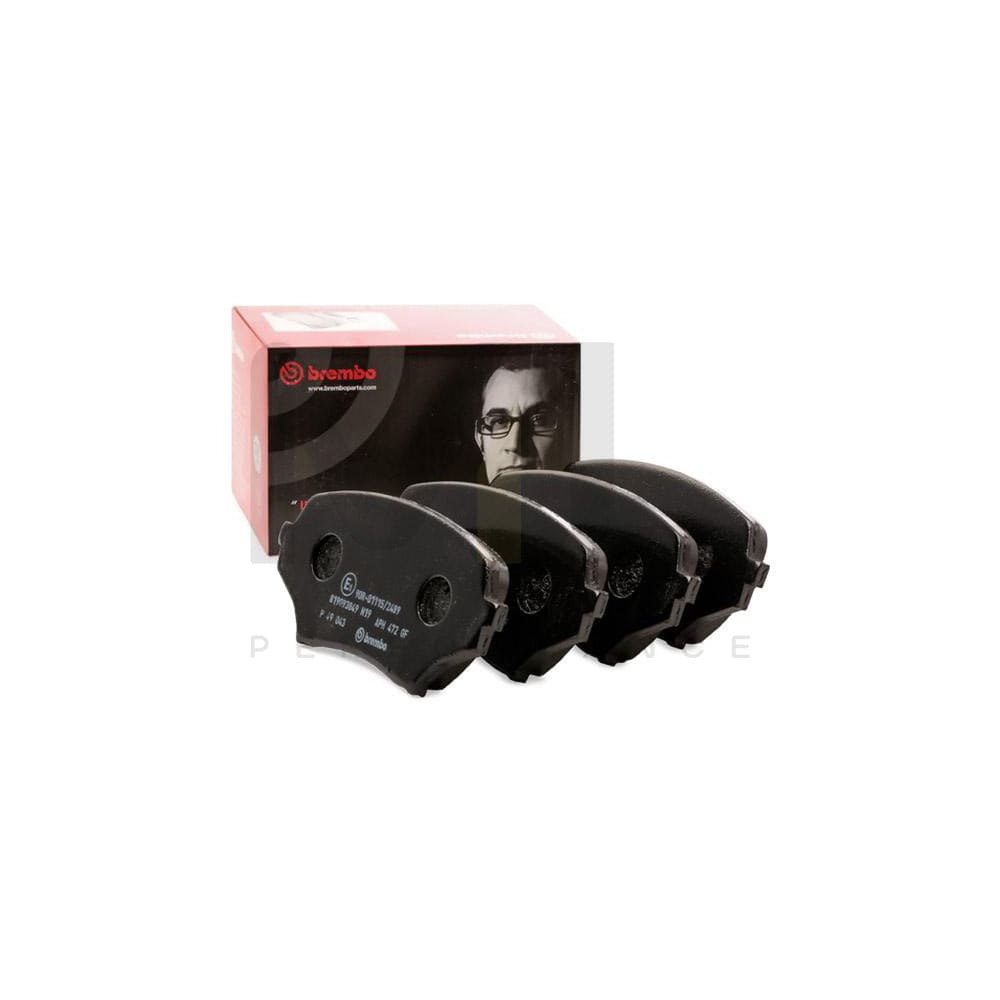 Brembo P 49 043 Brake Pad Set For Mazda Mx-5 Iii (Nc) With Acoustic Wear Warning | ML Performance Car Parts