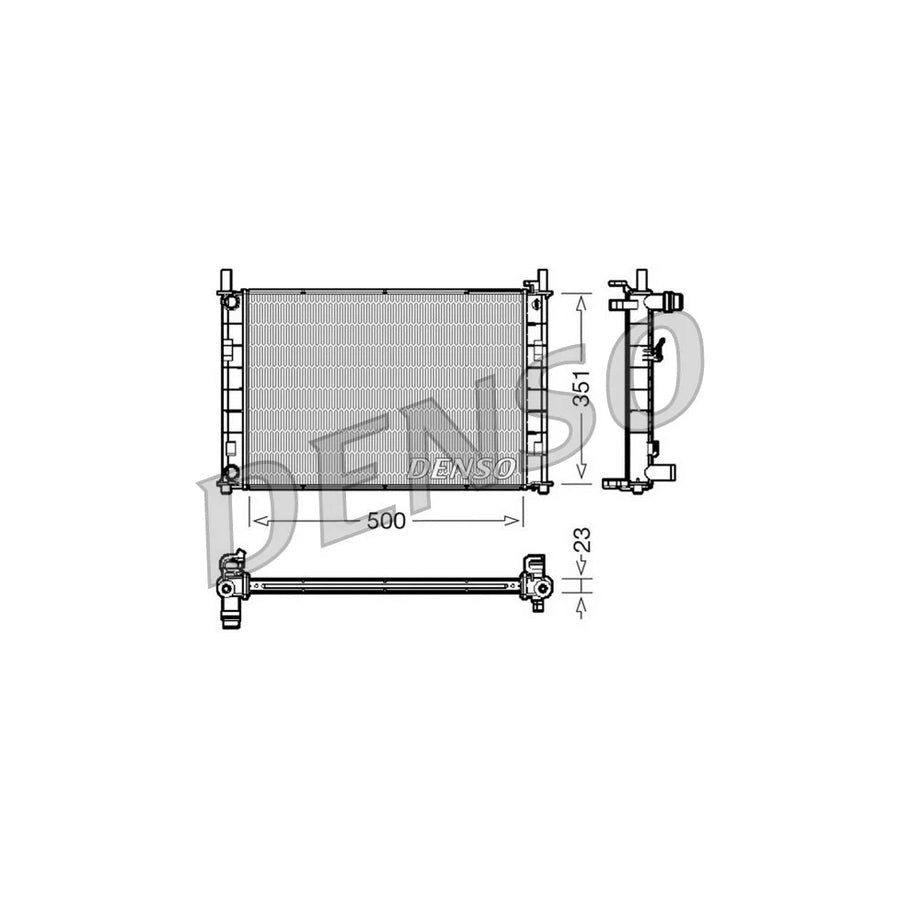 DENSO DRM10046 Engine Radiator
