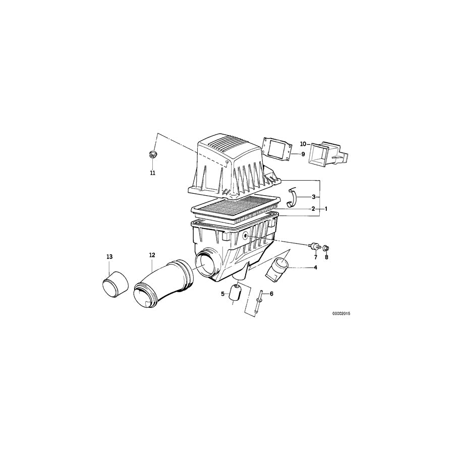 Genuine BMW 13711730279 E34 E32 E36 Zyklon Pre Separator KNECHT (Inc. 730iL, 318i & 318is) | ML Performance US Car Parts
