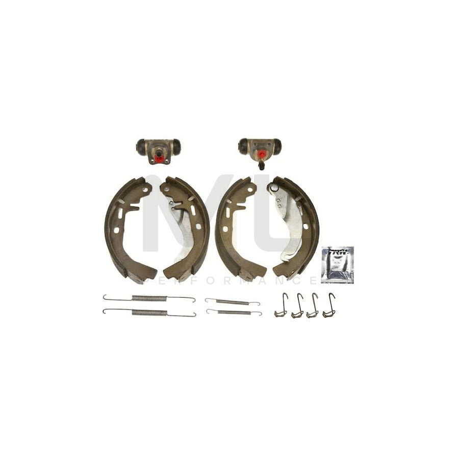 TRW Brake Kit BK1603 Brake Shoe Set with wheel brake cylinder | ML Performance Car Parts