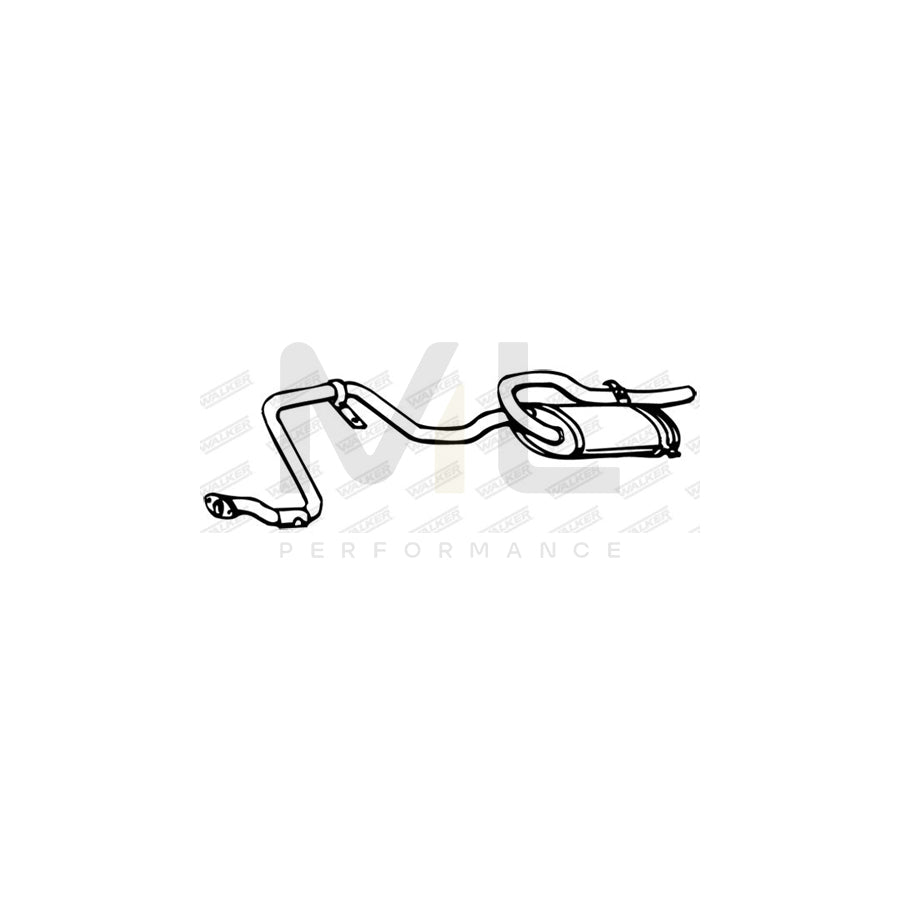 WALKER 03985 Exhaust tip for JAGUAR XJ 0,490kg