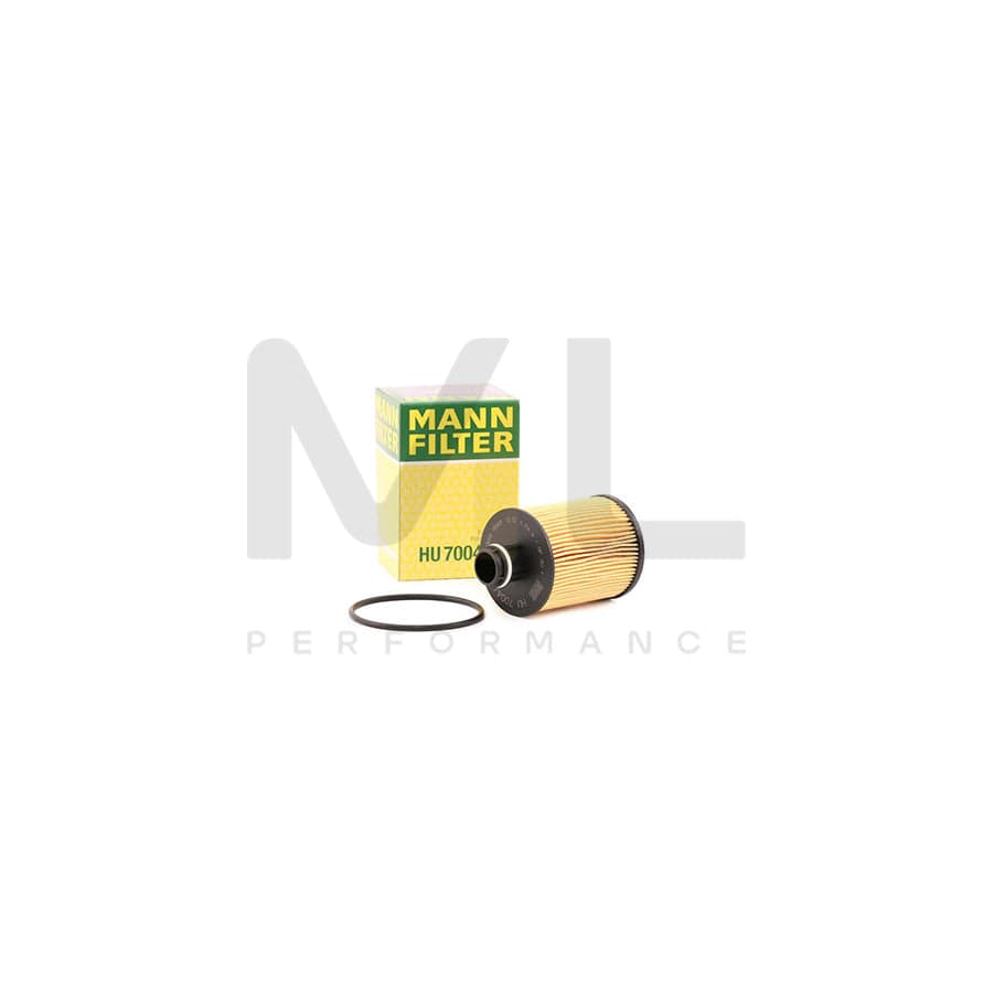MANN-FILTER HU 7004/1 x Oil Filter with seal, Filter Insert