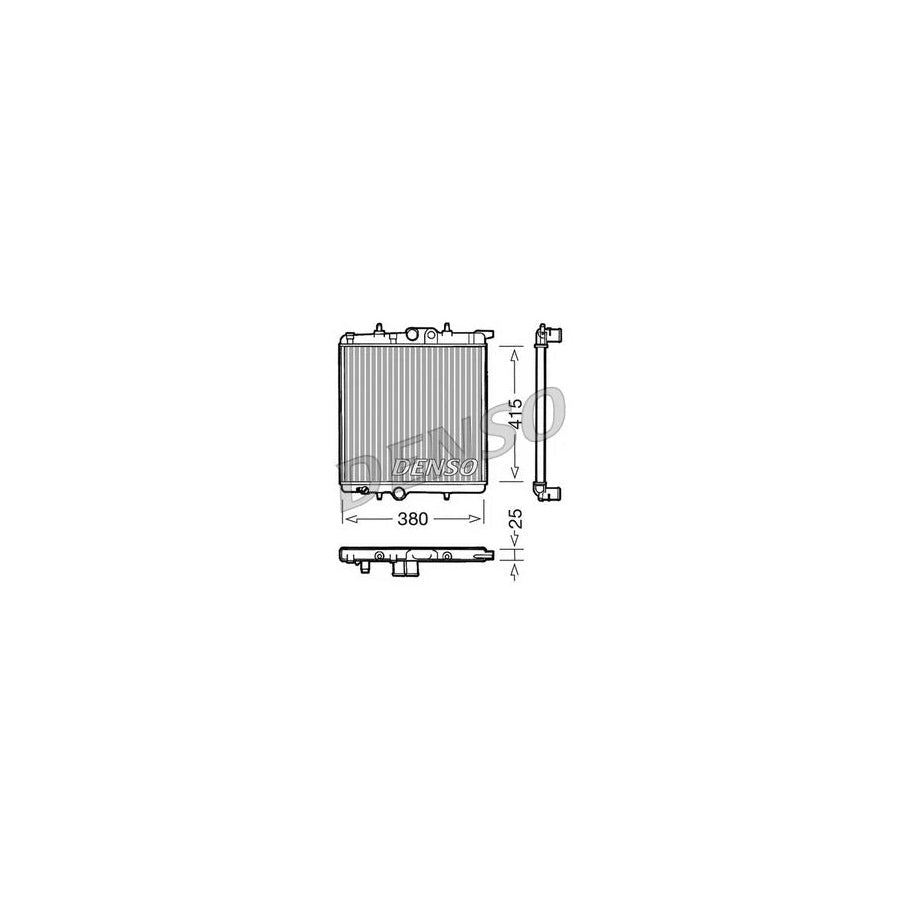 DENSO DRM21020 Engine Radiator