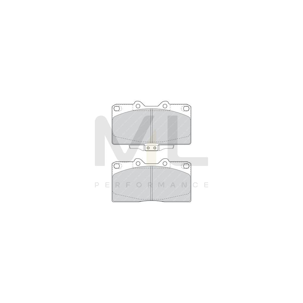Ferodo Fsl212 Brake Pad Set Fuse+ Technology, Incl. Wear Warning Contact | ML Performance Car Parts