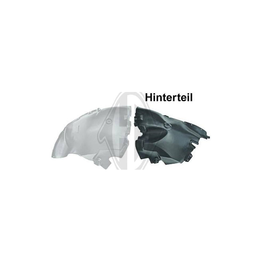 Diederichs 1663016 Panelling, Mudguard suitable for MERCEDES-BENZ SPRINTER