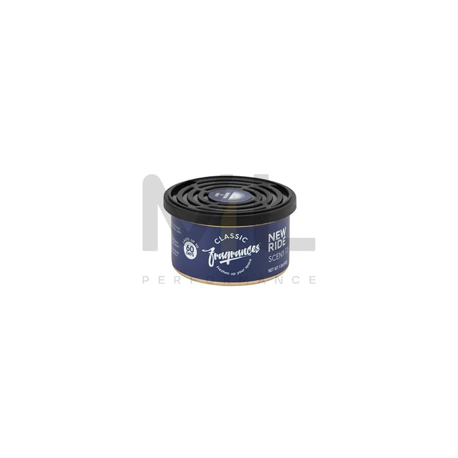 Designer Fragrances Scent Tin Car Air Freshener - New Ride