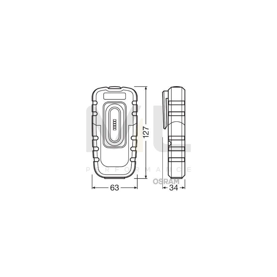 OSRAM LEDinspect POCKET 160 LEDIL204 Inspection lamp LED 4,5V
