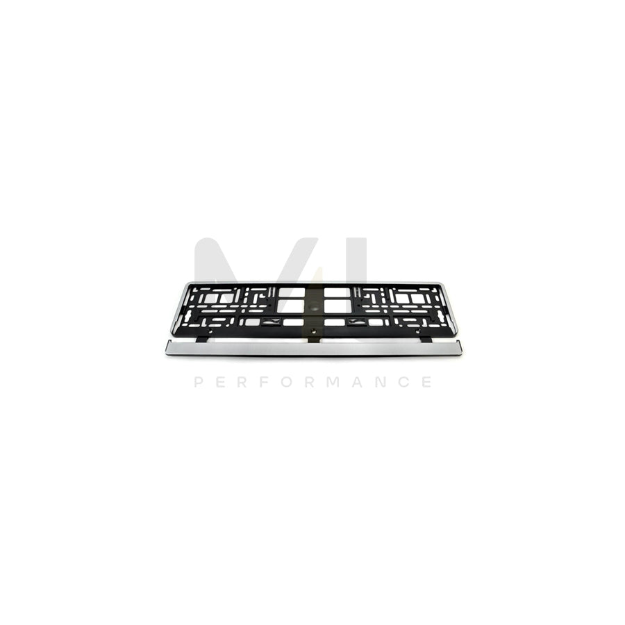 UTAL 01163 Number plate holder Chrome, Silver, frameless