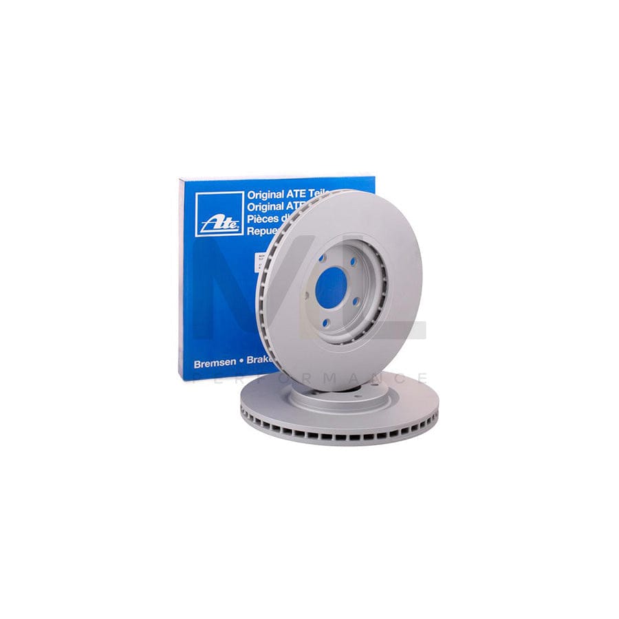 ATE 24.0128-0242.1 Brake Disc Vented, Coated - 1 piece