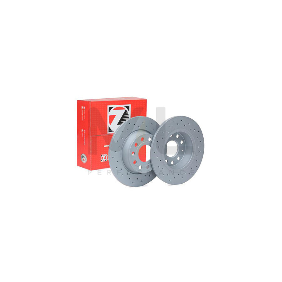ZIMMERMANN SPORT COAT Z 600.3241.52 Brake Disc Perforated, Solid, Coated - 1 piece