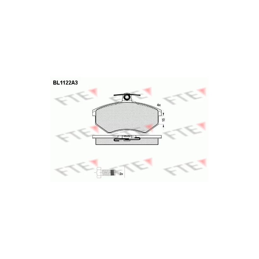 FTE 9010034 Brake Pad Set