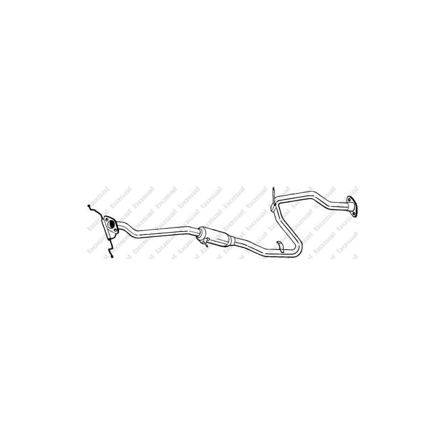 Bosal 285-475 Middle Silencer for Mazda 121 I Hatchback (Da)