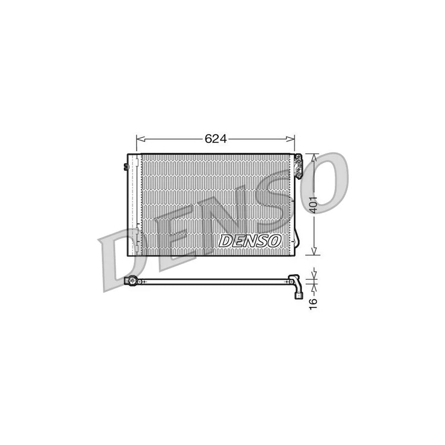 DENSO DCN05011 Air Conditioning Condenser