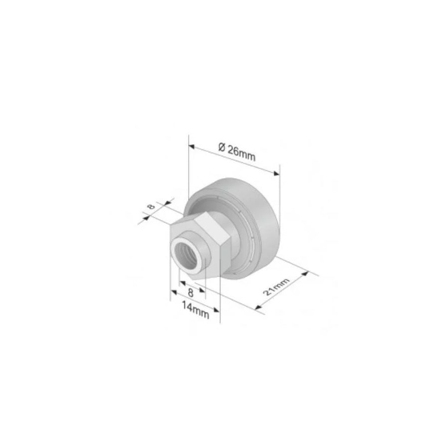 Cargoparts Cargo-E238 Curtain Rollers