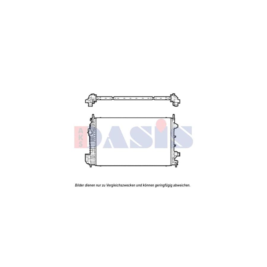 AKS Dasis 190015N Engine Radiator for Saab 9-3