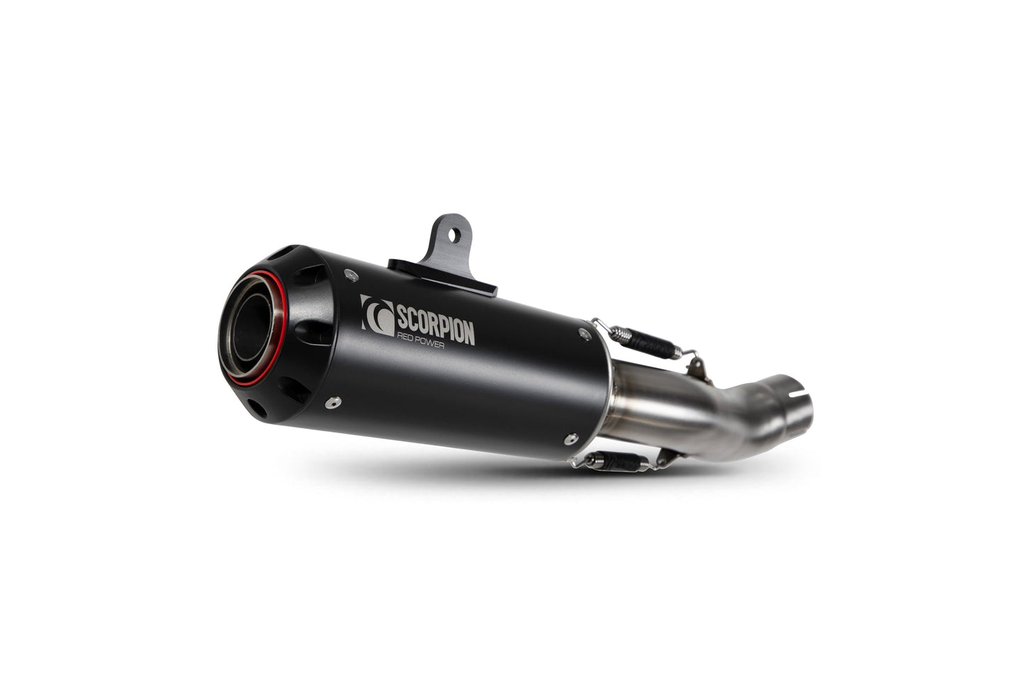 Scorpion PHA195BCER Honda CB 500 F Red Power Slip-On - Black Ceramic Coated Sleeve | ML Performance US US