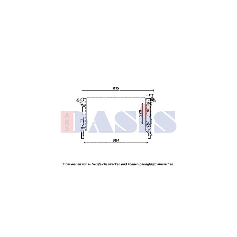 AKS Dasis 560063N Engine Radiator for Hyundai Genesis I Coupe (Bk)