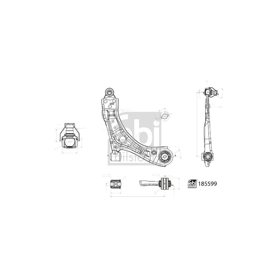 Febi Bilstein 185599 Suspension Arm for Ford Focus
