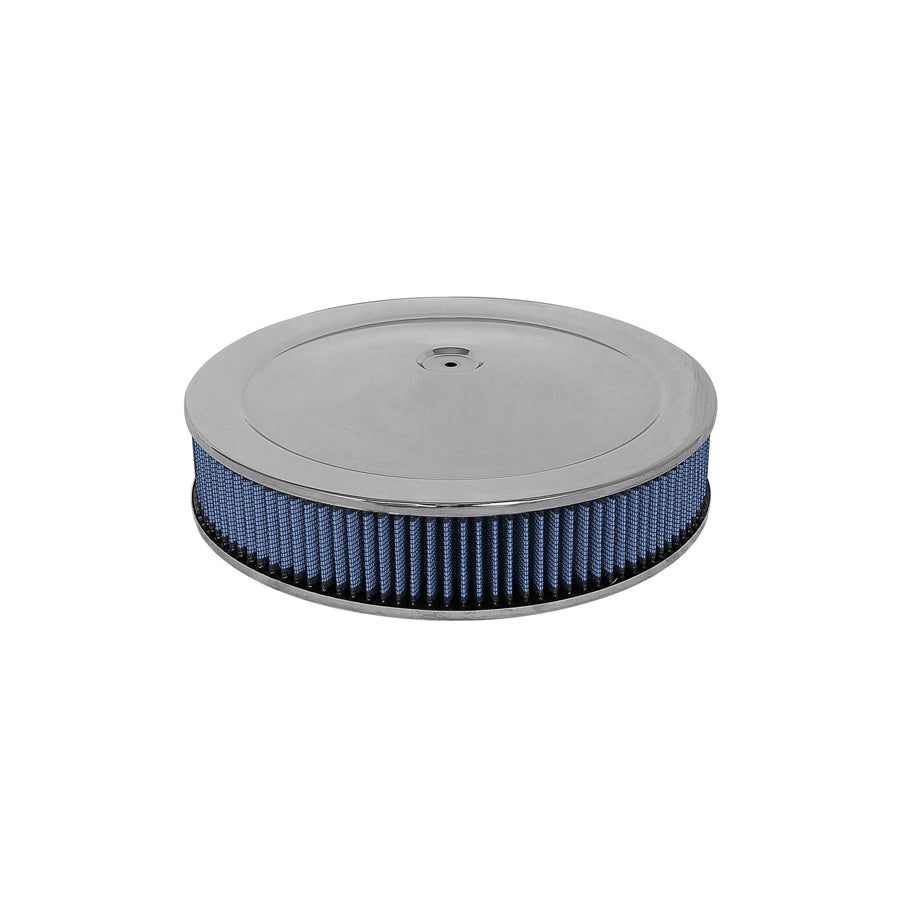 aFe 18-21401 14 IN OD x 3 H IN w/ Chrome Pans Round Racing Air Filter | ML Performance US Car Parts