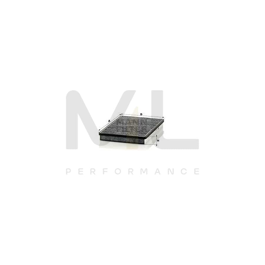MANN-FILTER CUK 2672 Pollen filter for VW PASSAT Activated Carbon Filter