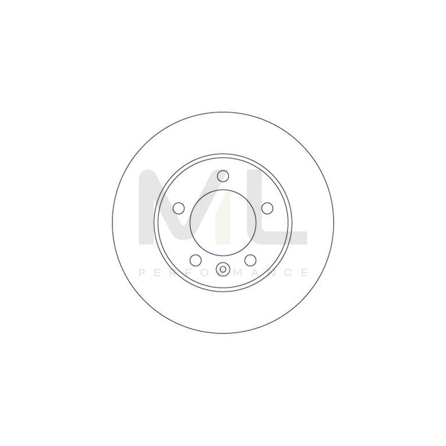 TRW DF6179 Brake Disc Solid, Painted | ML Performance Car Parts