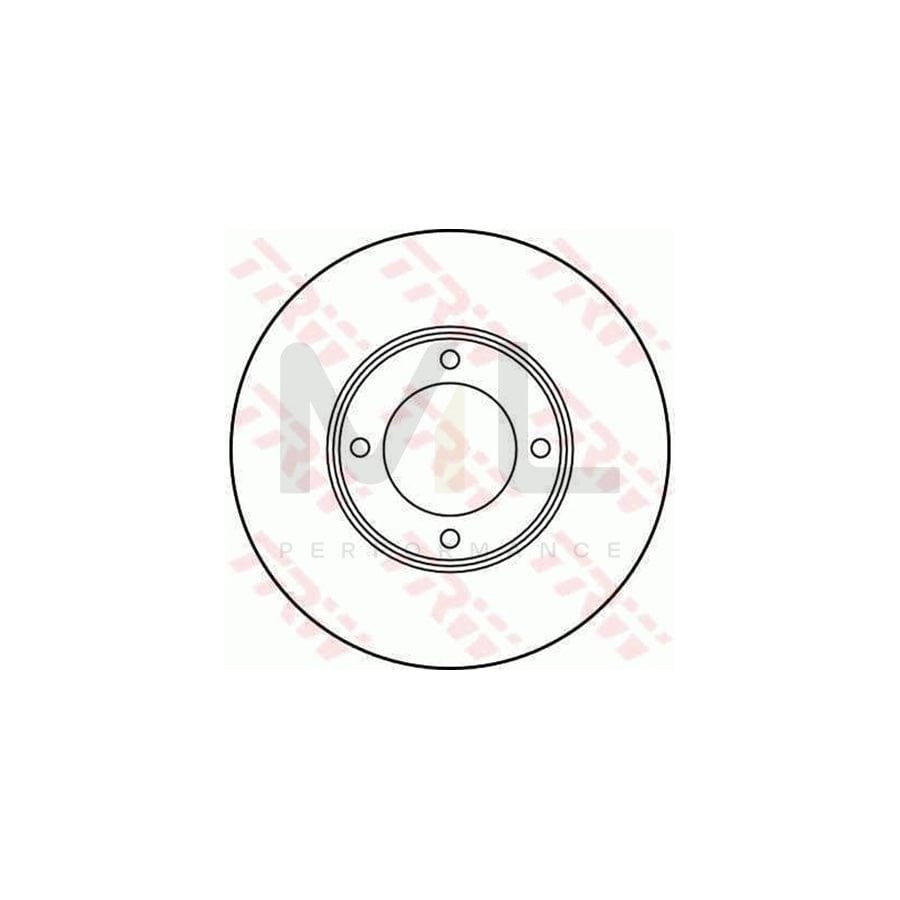 TRW DF1438 Brake Disc for TOYOTA Cressida III Saloon (X70) Vented | ML Performance Car Parts