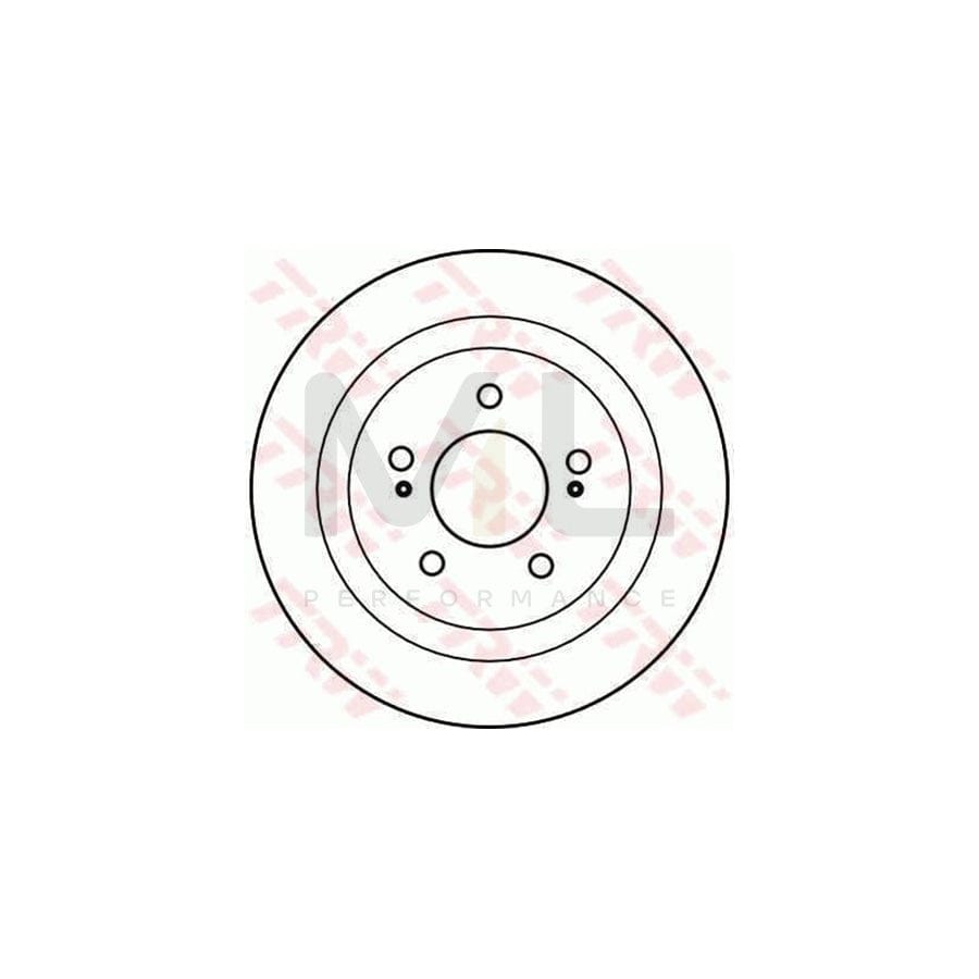 TRW DF2022 Brake Disc for NISSAN 300ZX Targa (Z31) Solid | ML Performance Car Parts