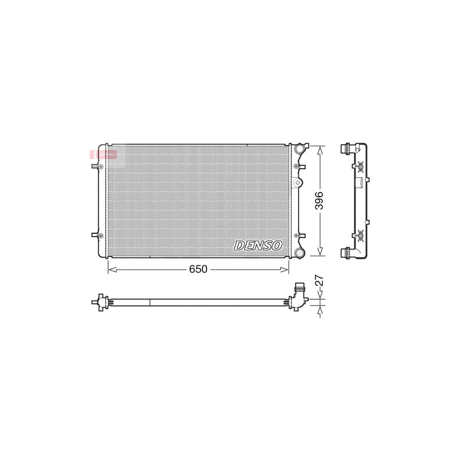 DENSO DRM02025 Engine Radiator