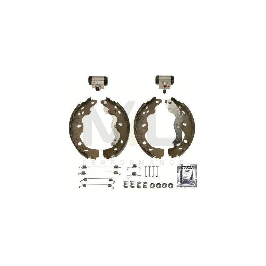 TRW Brake Kit BK2940 Brake Shoe Set for SUZUKI SX4 with wheel brake cylinder | ML Performance Car Parts