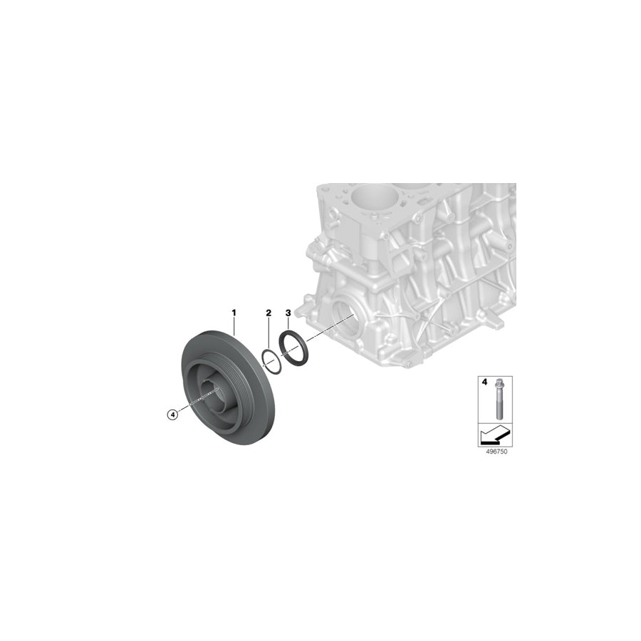 Genuine BMW 11238092385 Friction Disk (Inc. X3 M & X4 M) | ML Performance US Car Parts