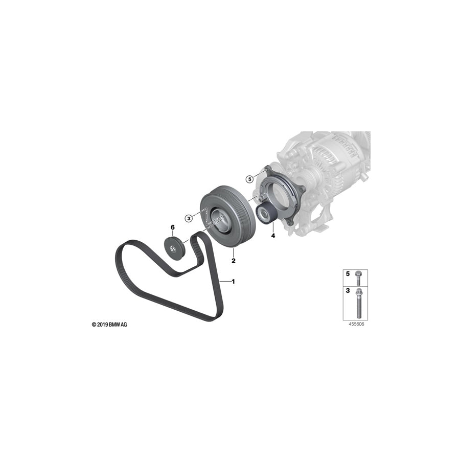 Genuine BMW 11238638446 F30 F31 F22 Vibration Damper (Inc. 420iX, 125i & 330i) | ML Performance US Car Parts