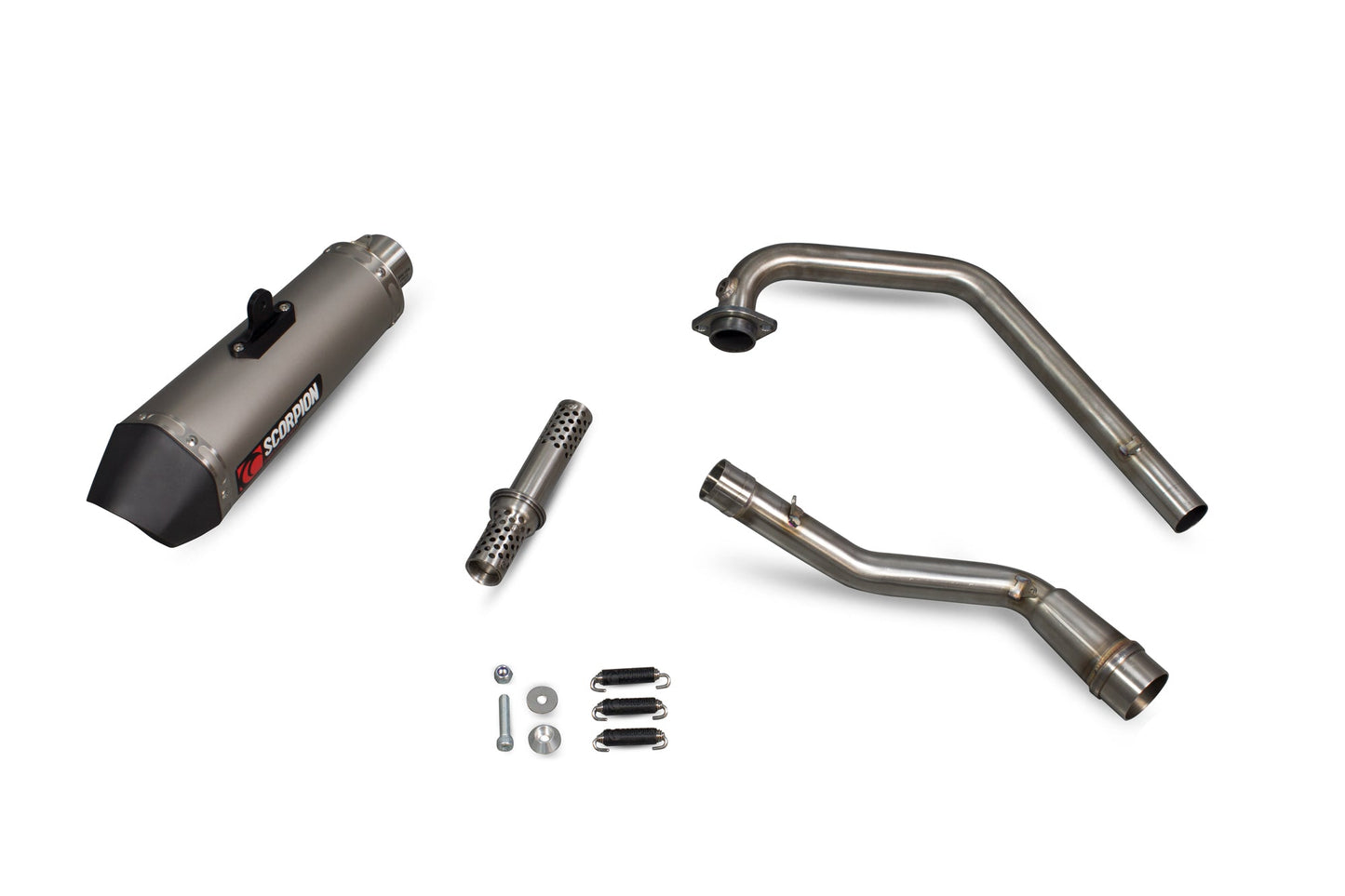 Scorpion RSI124TEO Suzuki Serket Taper Full System - Titanium Sleeve (GSX-S 125 / GSX-S 150) | ML Performance US US
