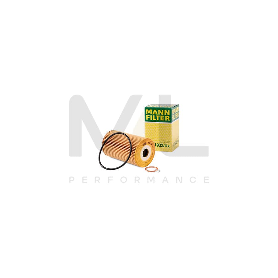 MANN-FILTER HU 932/4 x Oil Filter with seal, Filter Insert