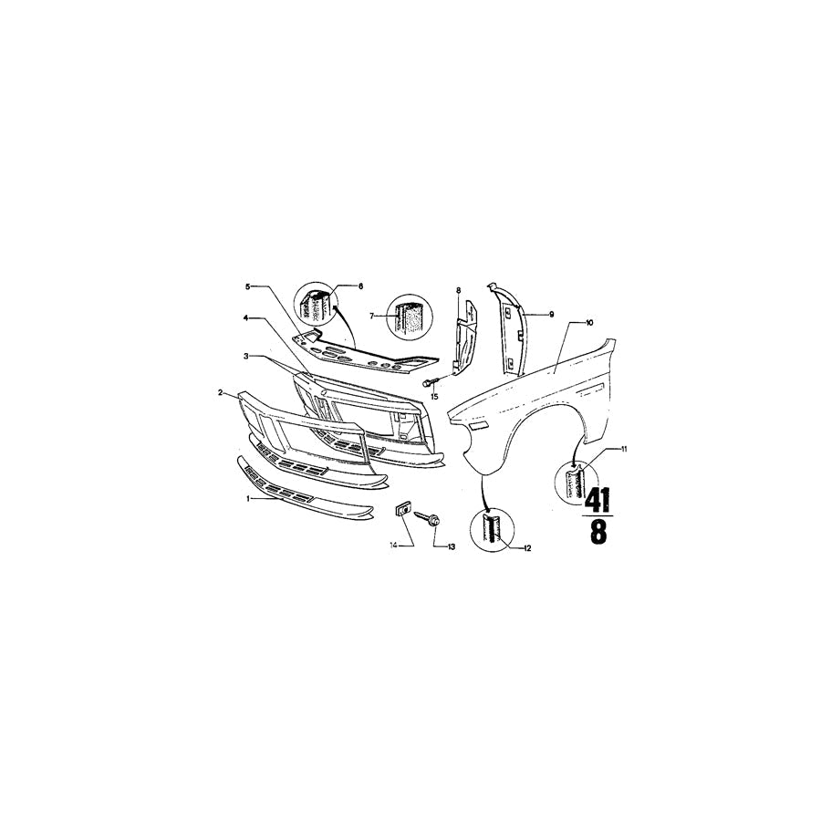 Genuine BMW 51711802551 Gasket (Inc. 3.0CS, 2500 & 2.5CS) | ML Performance US Car Parts