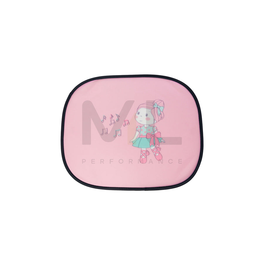 WALSER 30255 Car sun shade Light pink, Multi-coloured, Quantity: 2