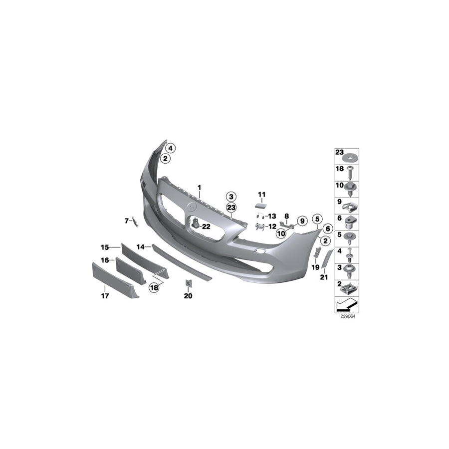 Genuine BMW 51117279213 F12 F06 F13 Spoiler Front (Inc. 650iX, 640d & 650iX 4.0) | ML Performance US