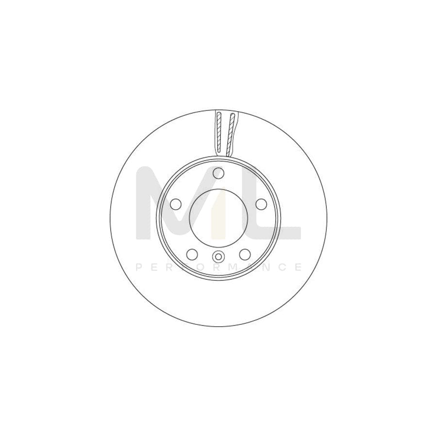 TRW DF6478S Brake Disc suitable for MERCEDES-BENZ G-Class Vented | ML Performance Car Parts