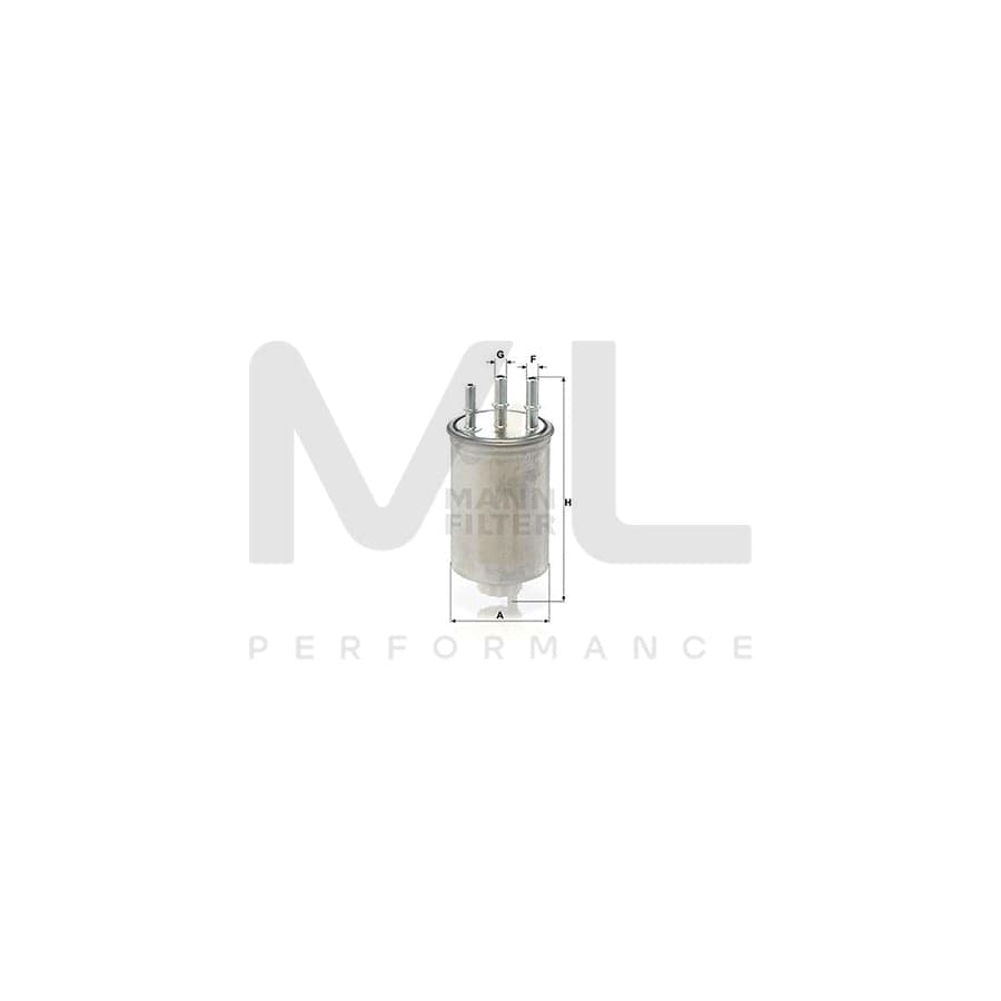 MANN-FILTER WK 829/6 Fuel filter In-Line Filter