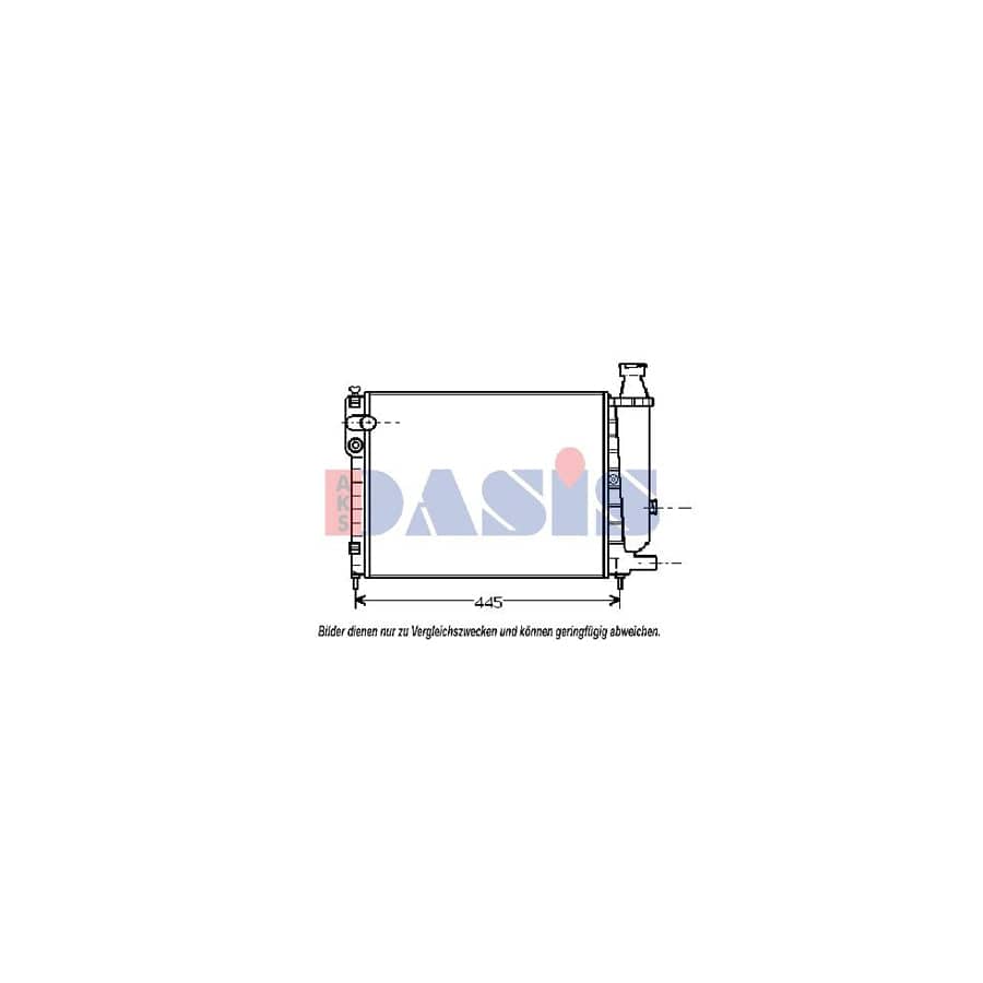 AKS Dasis 060340N Engine Radiator for Citroen Ax
