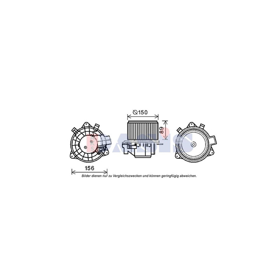 AKS Dasis 088096N Interior Blower for Fiat Stilo