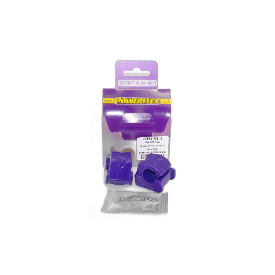 Powerflex PFF85-403-18 VW Seat Front Anti Roll Bar Bush 18mm (Inc. Polo, Lupo, Arosa) | ML Performance UK Car Parts