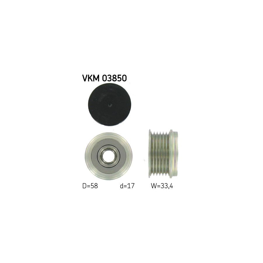 Skf Vkm 03850 Alternator Freewheel Clutch For Porsche 911 | ML Performance US Car Parts