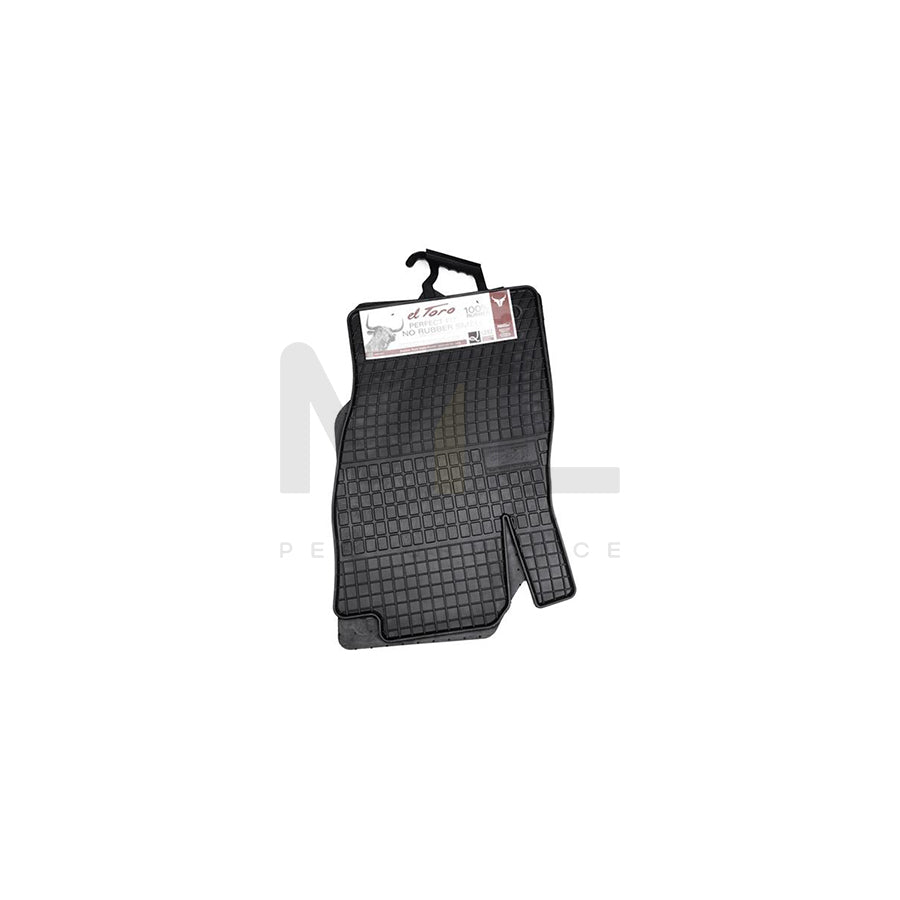 FROGUM Tailored 0692P Floor mat set Elastomer, Front, Quantity: 2, Black, (LHD)